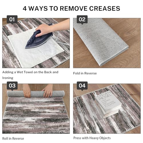 Modern Abstract Runner Rug 2.6x12 (31.2 Sq Ft)