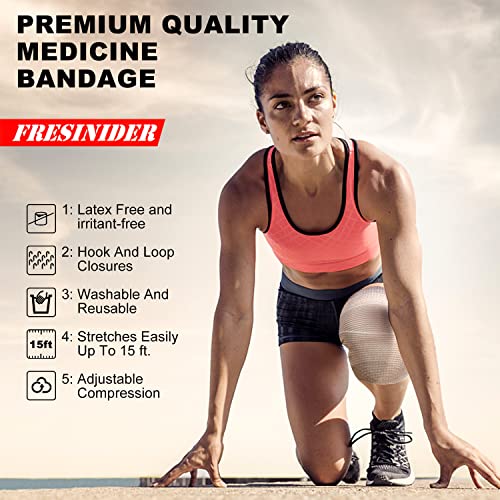 Premium Elastic Bandage Wrap (6 Count)