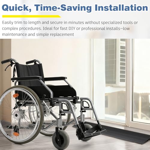 1 Pack 1 Inch Threshold Ramps for Doorways