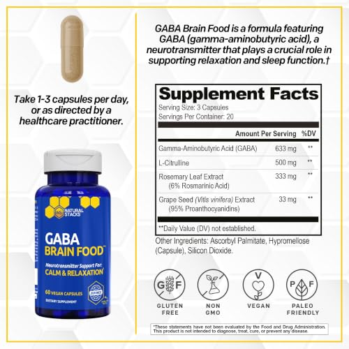 GABA Brain Food (120 Count)