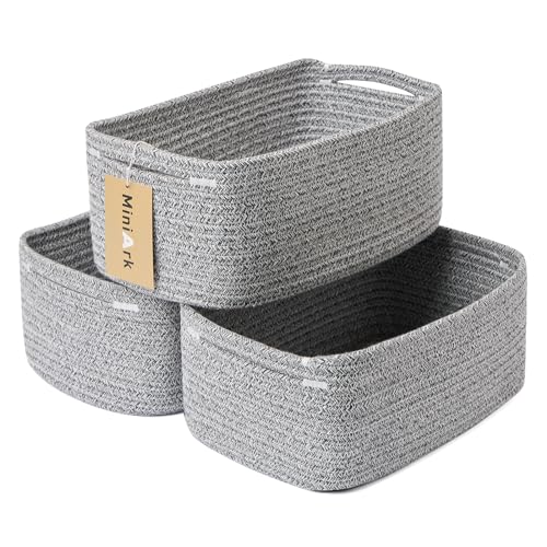 Small Storage Baskets for Organizing (3 Count)