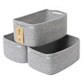 Small Storage Baskets for Organizing (3 Count)