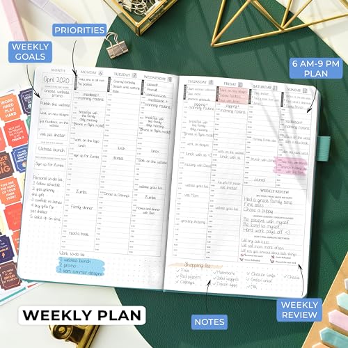 Legend Undated Hourly Planner