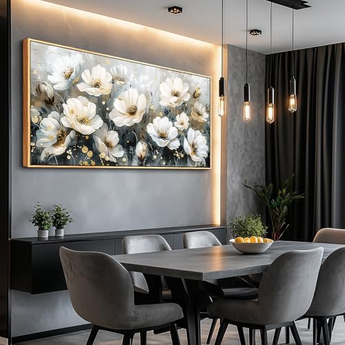 Large Canvas Wall Decor For Living Room Wall Art For Bedroom Office Wall Decorations Print White Ink