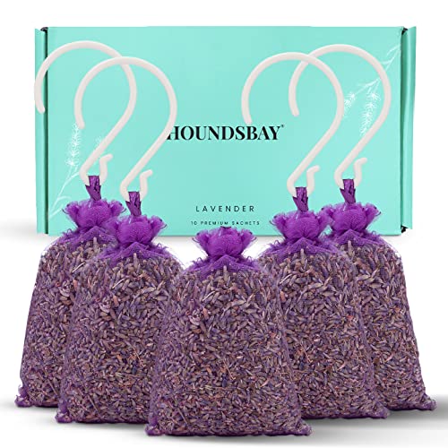 10 Lavender Sachets for Drawers and Closets (10 Count)