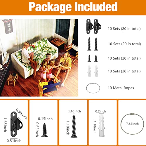 Furniture Anchors (10 Count)