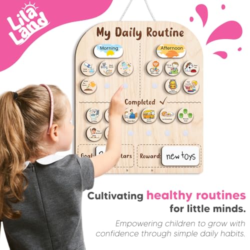 Wooden Daily Routine for Kids