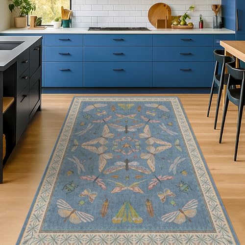 Washable 4x6 Small Rug for Living Room (24 Sq Ft)