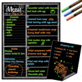 Magnetic Dry Erase Menu Blackboard for Fridge (4 Count)