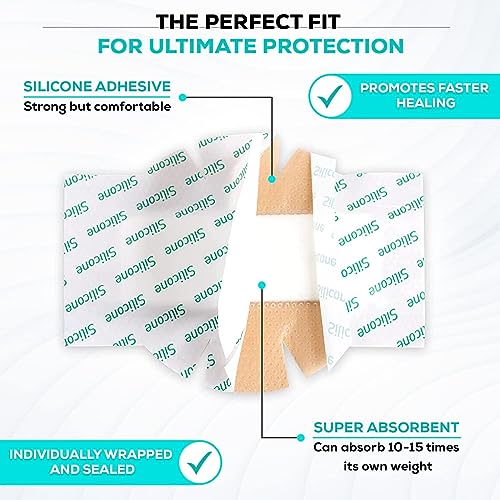 Silicone Foam Adhesive Dressing (5 Count)