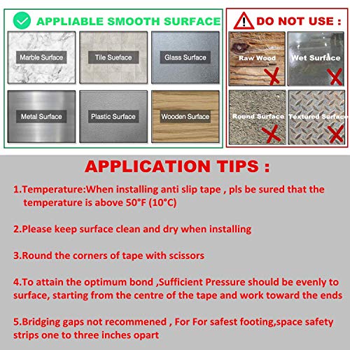 1" x 35Ft Heavy Duty Anti Slip Tape