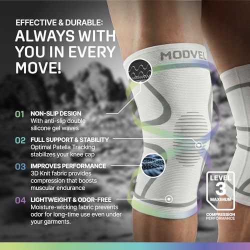 Compression Knee Brace for Women & Men (2 Count)