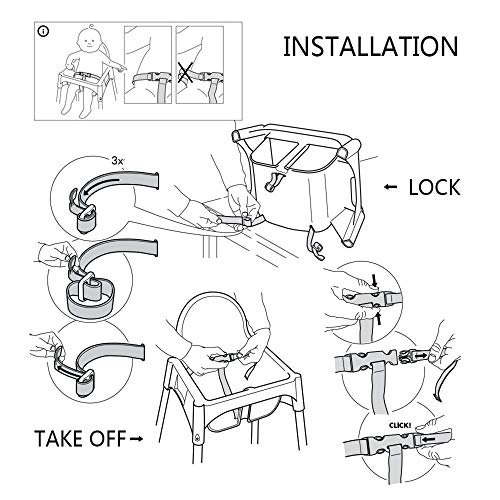High Chair Straps
