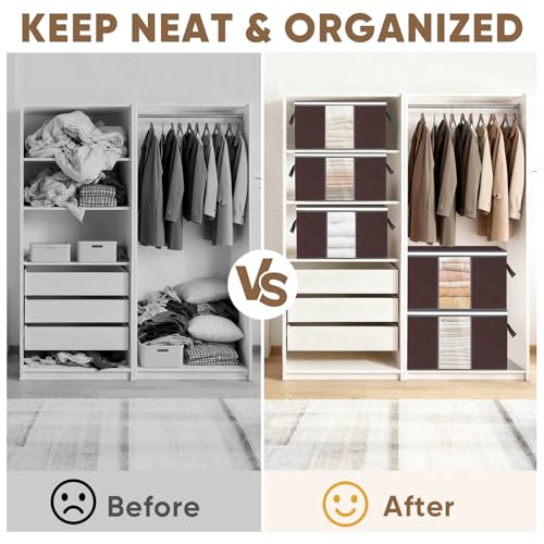 8 Pack Clothes Storage Bags (8 Count)