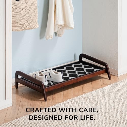 Heavy Duty Waterproof Wooden Shoe Storage Mat Organizer
