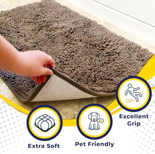 Super Water Absorbent Door Mat Indoor (16 Sq Ft)