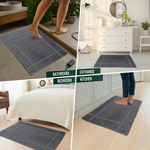 100% Ring Spun Cotton Bath Mat (12 Count)