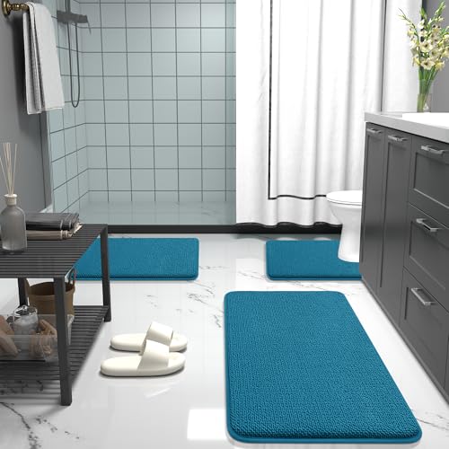 Memory Foam Bathroom Runner Rugs 47x17