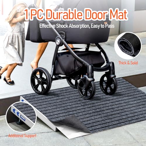 Aluminum Threshold Ramp for Wheelchairs