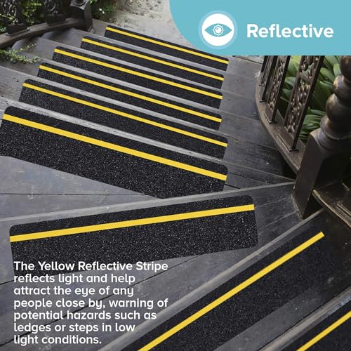LifeGrip Anti Slip Traction Tape with Reflective Stripe (33 Foot)