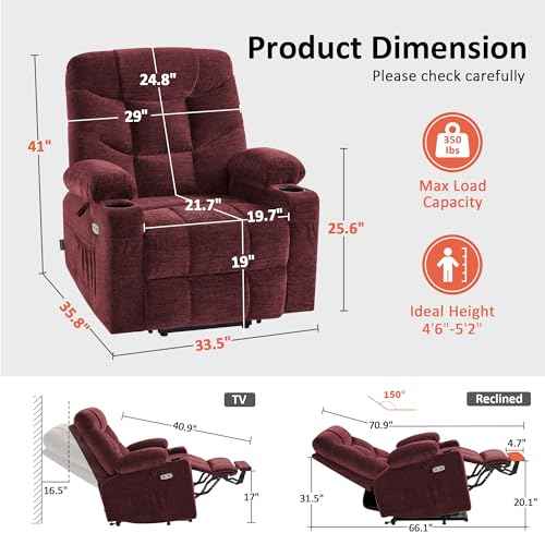 Power Lift Recliner Chair for Elderly