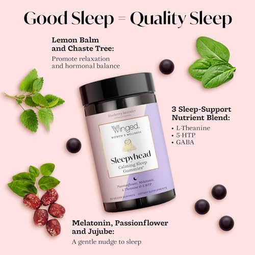 Sleepyhead Natural Sleep Gummies for Women (60 Count)