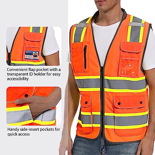 Reflective Safety Vest for Men and Women