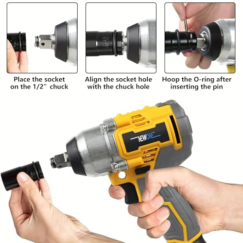 Crodless Impact Wrench with 2.0AH Battery