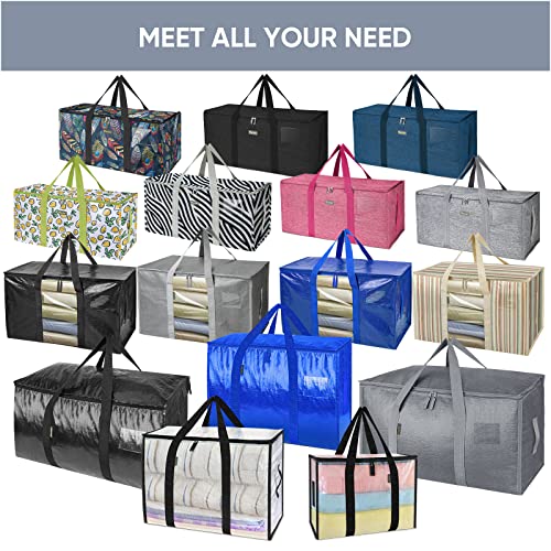 2 Pack Oversized Moving Bags with Reinforced Handles (2 Count)