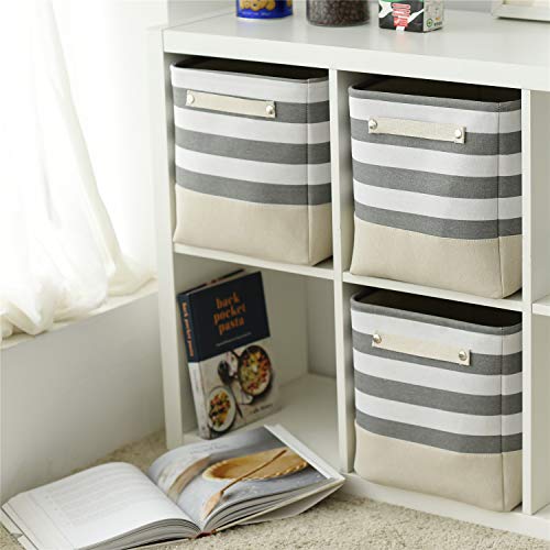 Extra Large Cube Storage Bins Baskets for Organizing (3 Count)