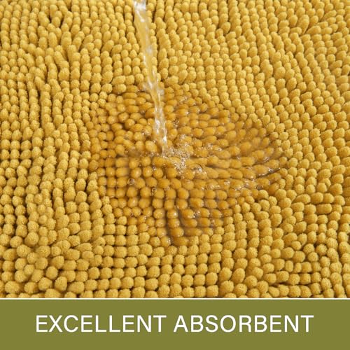 Luxury Bathroom Rug Shaggy Bath Mat 24 x 60 Inch (21.07 Sq Ft)