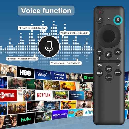 Rechargeable Voice Remote for Samsung Smart TV Remote