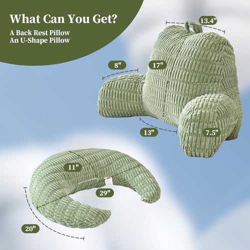 17" Reading Pillow for Bed