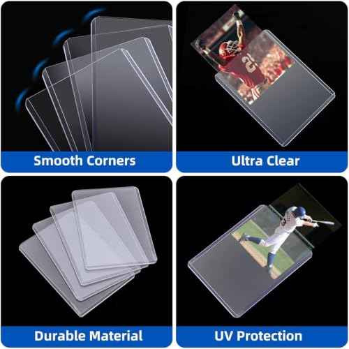 200 Card Sleeves Hard Plastic (200 Count)