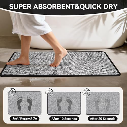 Bathroom Rugs Non Slip Washable