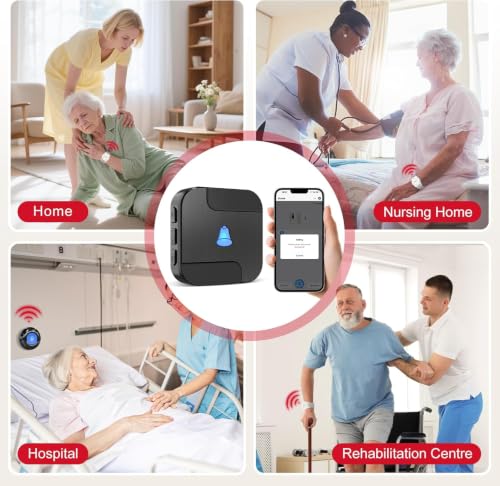 Wi Fi Wireless Caregiver Pager Call Button for Elderly at Home