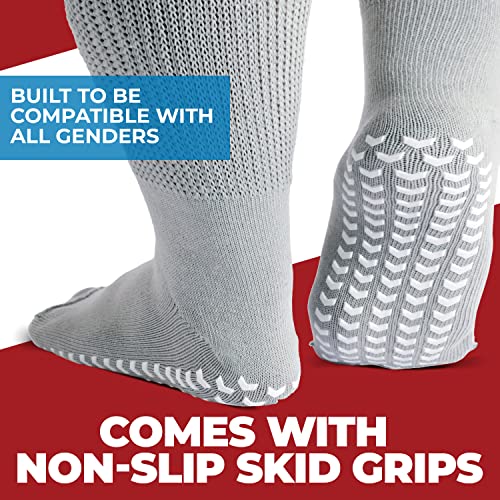 2 Pairs Extra Wide Socks For Swollen Feet