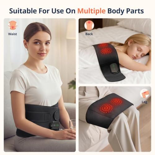 Heating Pad for Back with Heat 3 Vibration & Heat for Family and Friends