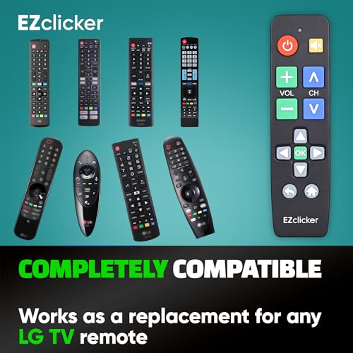 Big Button TV Remote for LG TVs Only