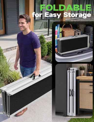 6FT Wheelchair Ramp with Support Legs