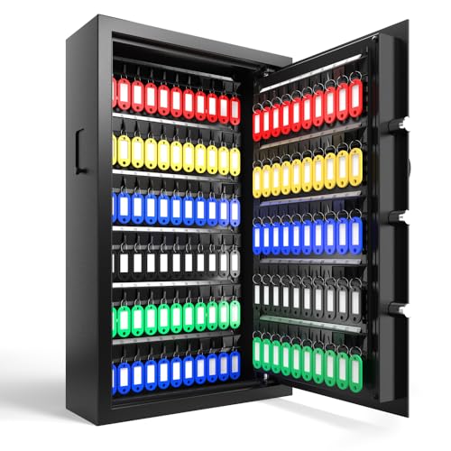 122 Keys Key Lock Box Wall Mount with Advanced Anti