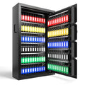 122 Keys Key Lock Box Wall Mount with Advanced Anti