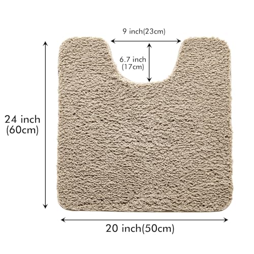 Tan Toilet Bathroom Rug U