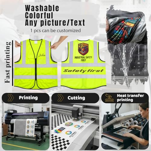 Luminous Safety Vest Customize Your Logo Work Vest with Luminous Hi