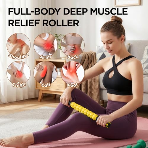Muscle Roller & Massage Roller Stick for Athletes