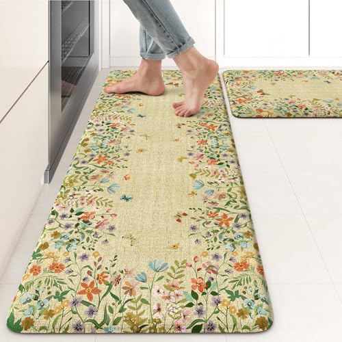 Anti Fatigue Mats for Kitchen Floor (9.11 Sq Ft)