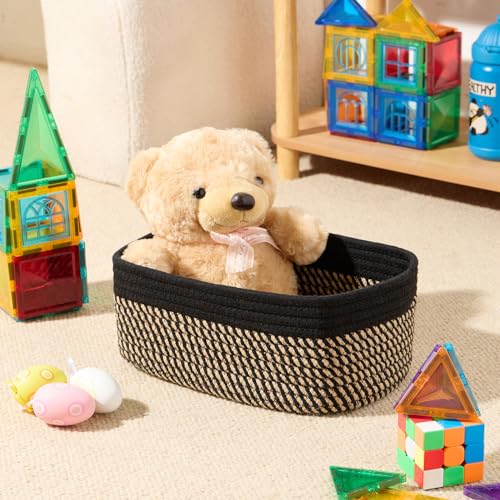 Small Storage Baskets for Organizing (4 Count)