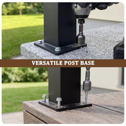 Deck Post 2.76 in. x 2.76 in. x 39 in Perpendicular Adjacent Two Side Pre