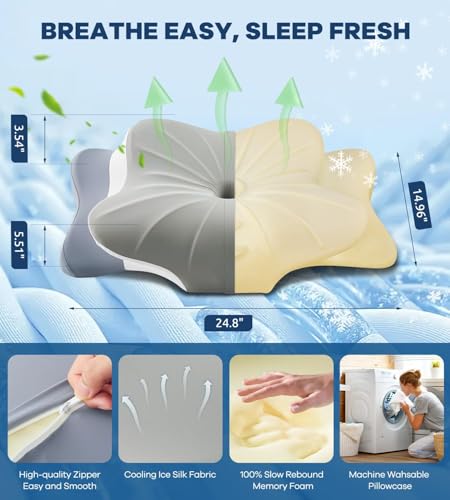 Cervical Pillow for Neck and Shoulder Pain Relief