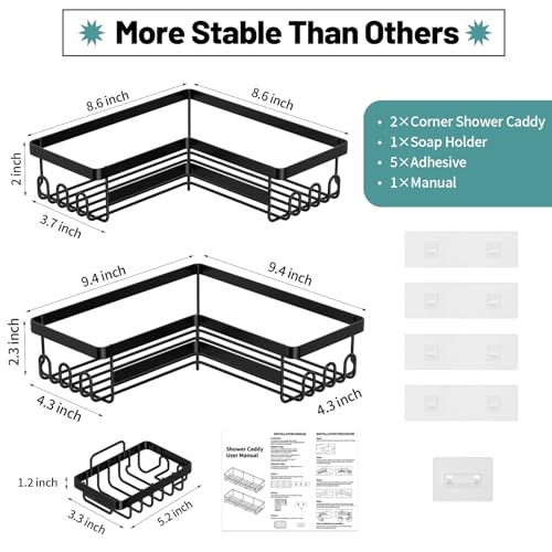 Corner Shower Caddy (3 Count)